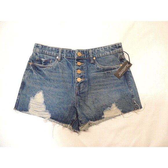 Blank NYC The Barrow‎ Vintage High Rise Button Fly Shorts Sz. 28 NWT - Picture 1 of 8